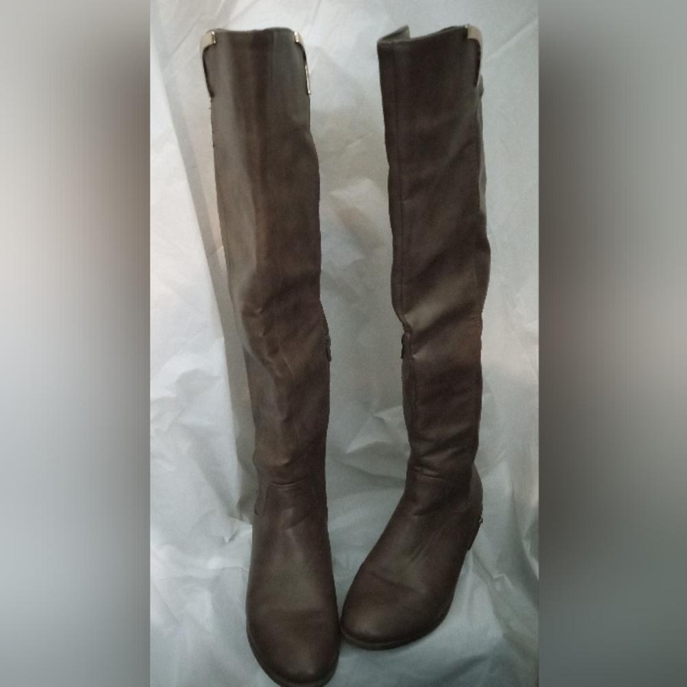 Brown Over-the-Knee Boots